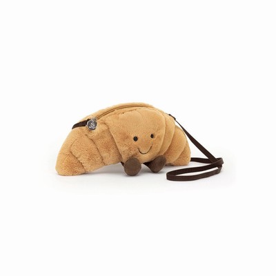 Jellycat Amuseables Croissant Bag New Zealand | QOVBN0649